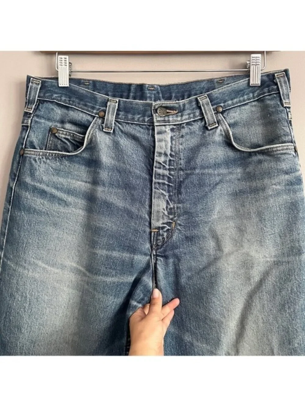 Vintage 70s Howick Riders Wider Straight Leg Jeans - 32 x 27